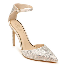 Load image into Gallery viewer, Jewel Badgley Mischka Boston Embellished Ankle Strap Pump