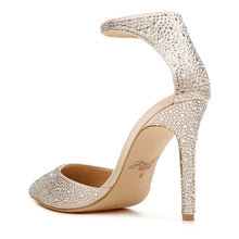 Load image into Gallery viewer, Jewel Badgley Mischka Boston Embellished Ankle Strap Pump