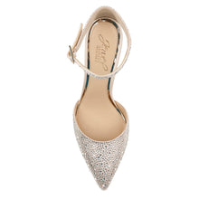Load image into Gallery viewer, Jewel Badgley Mischka Boston Embellished Ankle Strap Pump