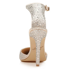 Load image into Gallery viewer, Jewel Badgley Mischka Boston Embellished Ankle Strap Pump