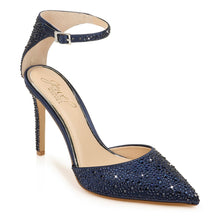 Load image into Gallery viewer, Jewel Badgley Mischka Boston Embellished Ankle Strap Pump