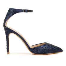 Load image into Gallery viewer, Jewel Badgley Mischka Boston Embellished Ankle Strap Pump