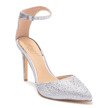 Load image into Gallery viewer, Jewel Badgley Mischka Boston Embellished Ankle Strap Pump