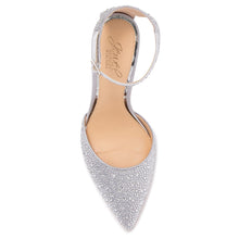 Load image into Gallery viewer, Jewel Badgley Mischka Boston Embellished Ankle Strap Pump