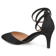 Load image into Gallery viewer, JOURNEE Collection Luela Glitter Ankle Strap Pump