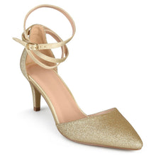 Load image into Gallery viewer, JOURNEE Collection Luela Glitter Ankle Strap Pump