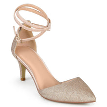 Load image into Gallery viewer, JOURNEE Collection Luela Glitter Ankle Strap Pump