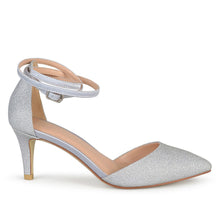 Load image into Gallery viewer, JOURNEE Collection Luela Glitter Ankle Strap Pump