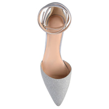 Load image into Gallery viewer, JOURNEE Collection Luela Glitter Ankle Strap Pump