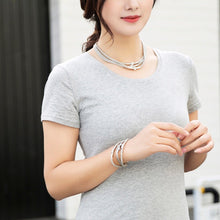 Load image into Gallery viewer, Abasi Layered Harp String Bracelet, NF4365-Silver