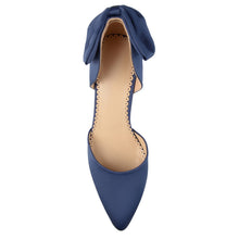 Load image into Gallery viewer, JOURNEE Collection Tanzi D'Orsay Bow Pump
