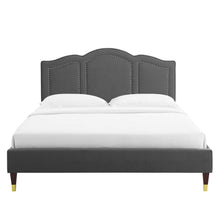 Load image into Gallery viewer, Emerson Performance Velvet King Platform Bed By Modway - MOD-6860 | Beds | Modishstore - 14