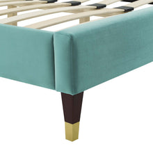 Load image into Gallery viewer, Emerson Performance Velvet King Platform Bed By Modway - MOD-6860 | Beds | Modishstore - 53