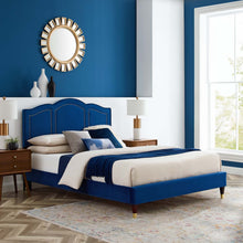 Load image into Gallery viewer, Emerson Performance Velvet King Platform Bed By Modway - MOD-6860 | Beds | Modishstore - 63
