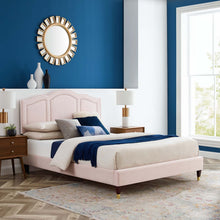 Load image into Gallery viewer, Emerson Performance Velvet King Platform Bed By Modway - MOD-6860 | Beds | Modishstore - 77
