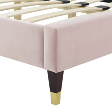 Load image into Gallery viewer, Emerson Performance Velvet King Platform Bed By Modway - MOD-6860 | Beds | Modishstore - 81