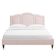Load image into Gallery viewer, Emerson Performance Velvet King Platform Bed By Modway - MOD-6860 | Beds | Modishstore - 84