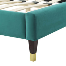 Load image into Gallery viewer, Emerson Performance Velvet King Platform Bed By Modway - MOD-6860 | Beds | Modishstore - 95