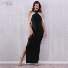 Load image into Gallery viewer, ADYCE Bandage Elegant Long Pearls Chain Bead Backless &amp; Sleeveless Evening Maxi Party Dress - Y2678